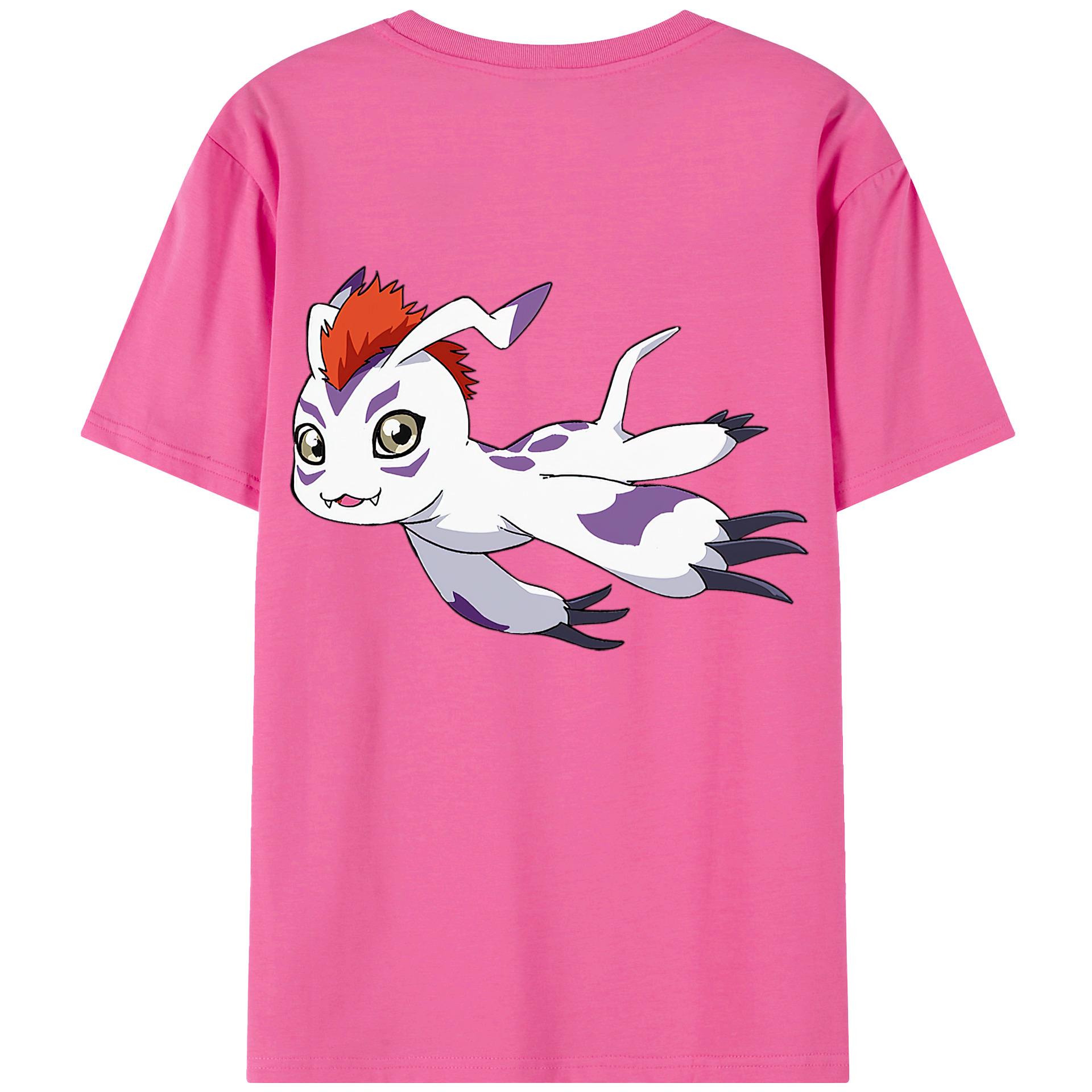 （画像用） Digimon デジタルモンスター/デジモン レディース半袖Tシャツ(バックプリント)